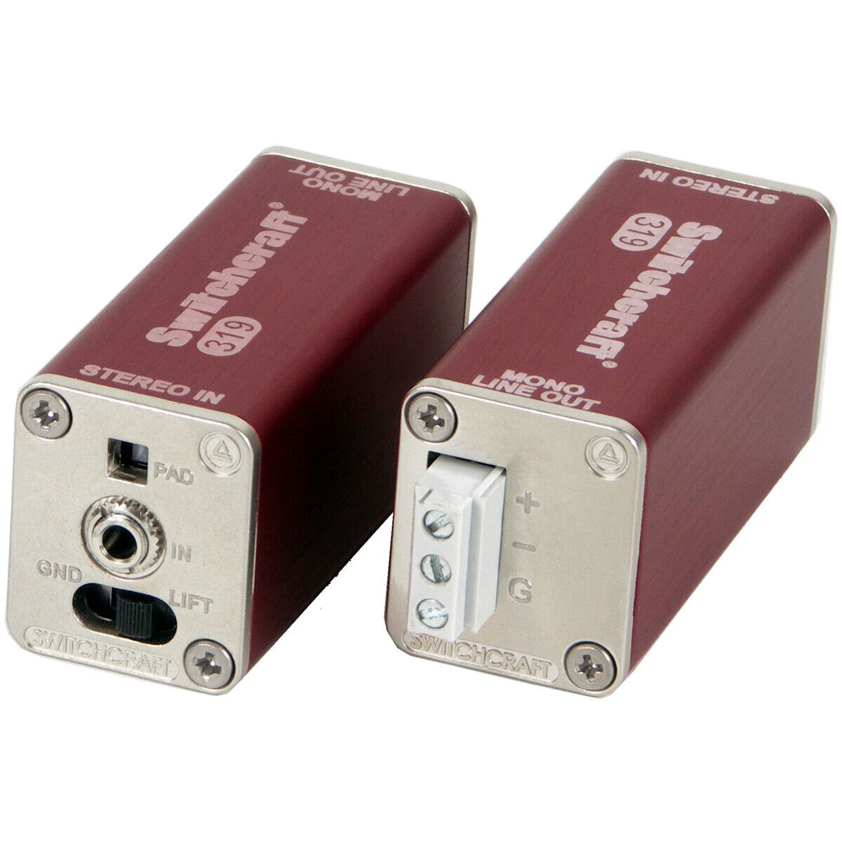 Switchcraft 319 AudioStix 3.5mm Stereo to Terminal Block Mono A/V DI